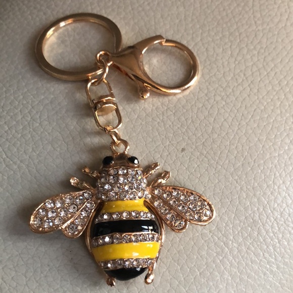 BEE!  New key ring or bag tag!  New without tags. So pretty. - Picture 6 of 6